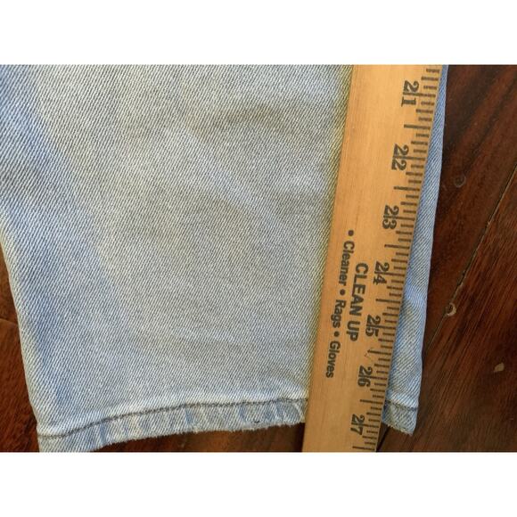 So Jeans Women's Juniors Size 9 High Rise Straight Distressed Blue 90s Y2K NWT - Picture 6 of 6